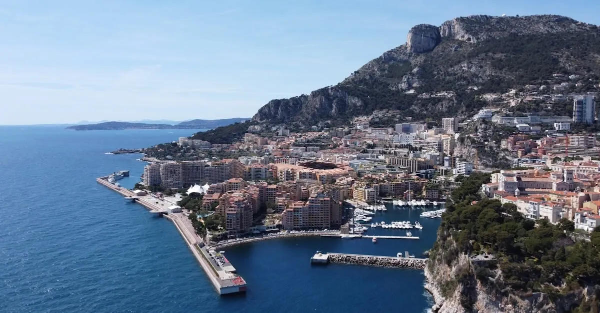 Mediterranean coastal view
